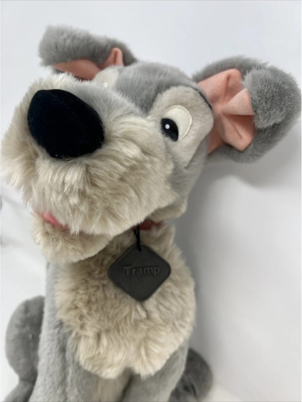 Vintage NWT Disney Store The Lady and the Tramp 14” Plush Doll with Metal Tag